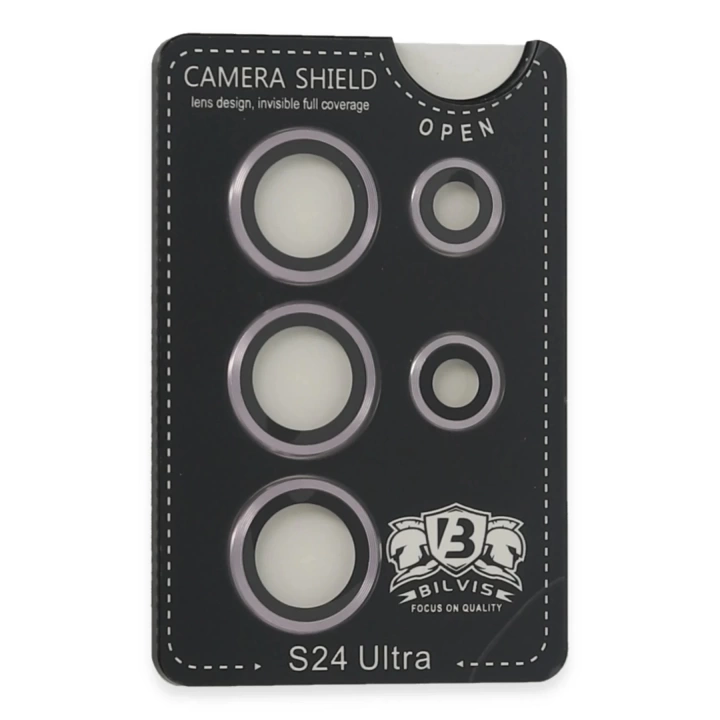 BFS Samsung Galaxy S24 Ultra Bilvis Titan Kamera Lens - Derin Mor
