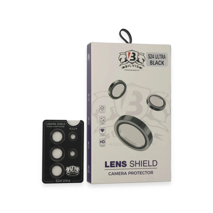 BFS Samsung Galaxy S24 Ultra Bilvis Titan Kamera Lens - Siyah