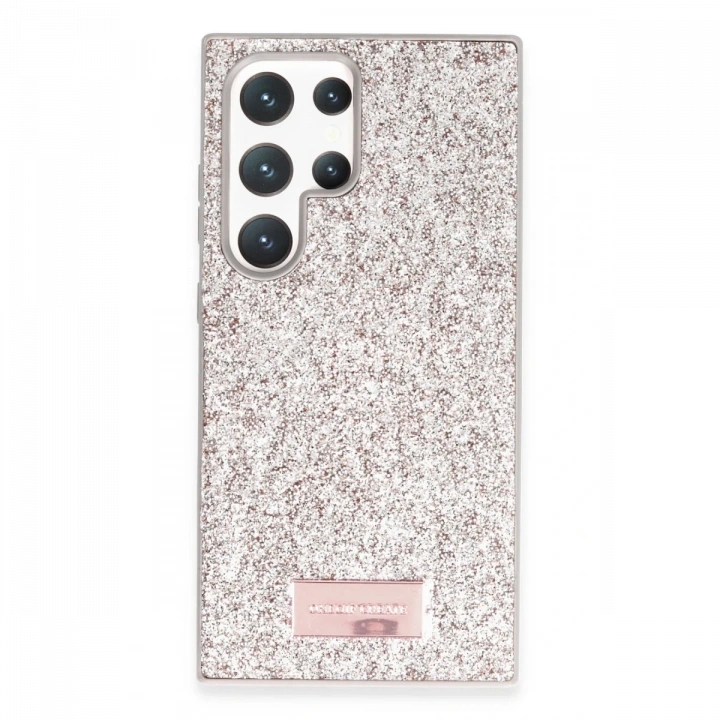 BFS  Samsung Galaxy S24 Ultra Bright Simli Kapak - Gold