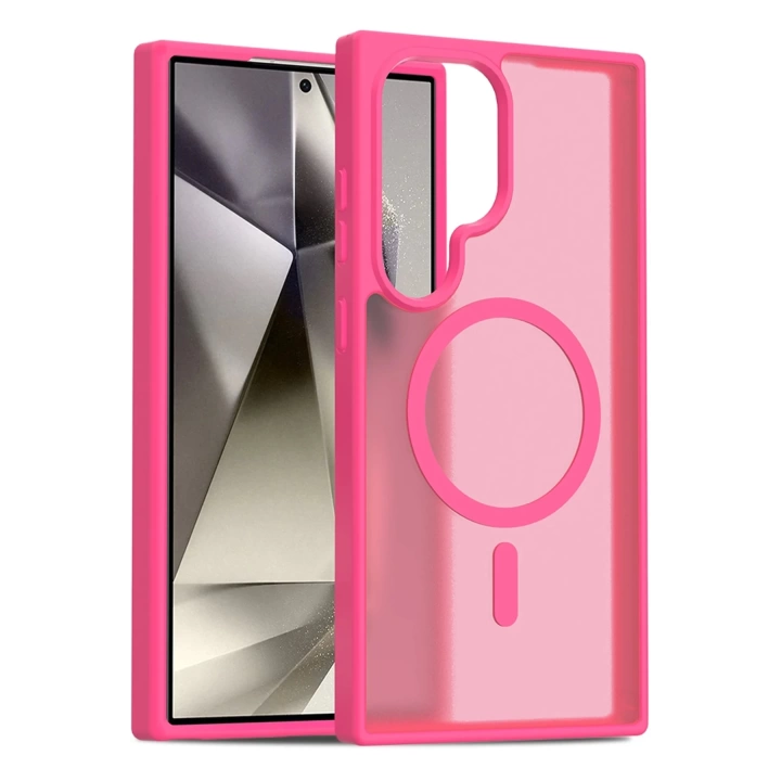 BFS  Samsung Galaxy S24 Ultra Jota Magsafe Kapak - Rose