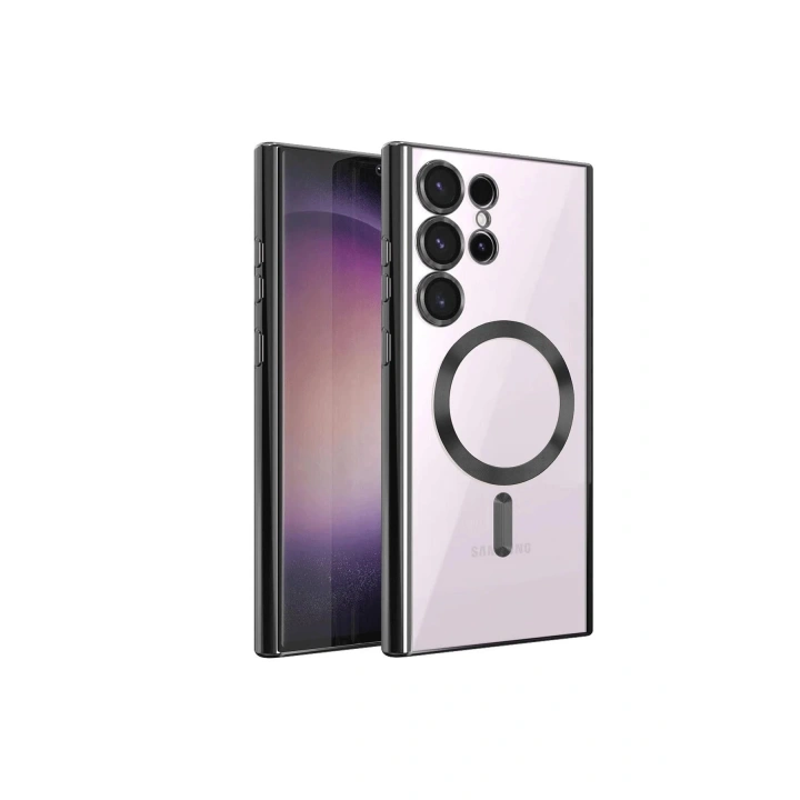 BFS Samsung Galaxy S24 Ultra Kılıf Kross Magneticsafe Kapak - Siyah