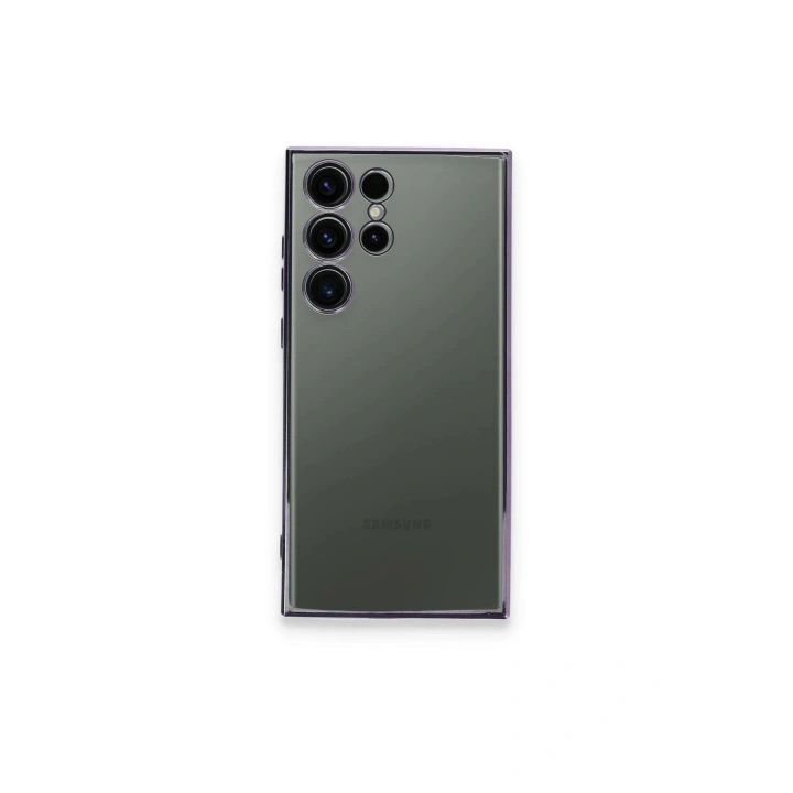 BFS Samsung Galaxy S24 Ultra Kılıf Lensli Silikon - Siyah