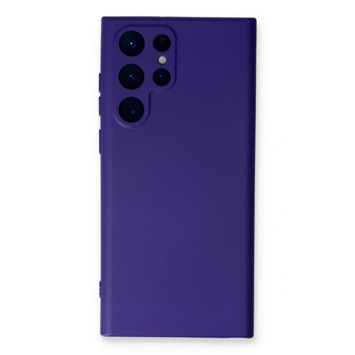 BFS  Samsung Galaxy S24 Ultra Kılıf Nano içi Kadife Silikon - Mor
