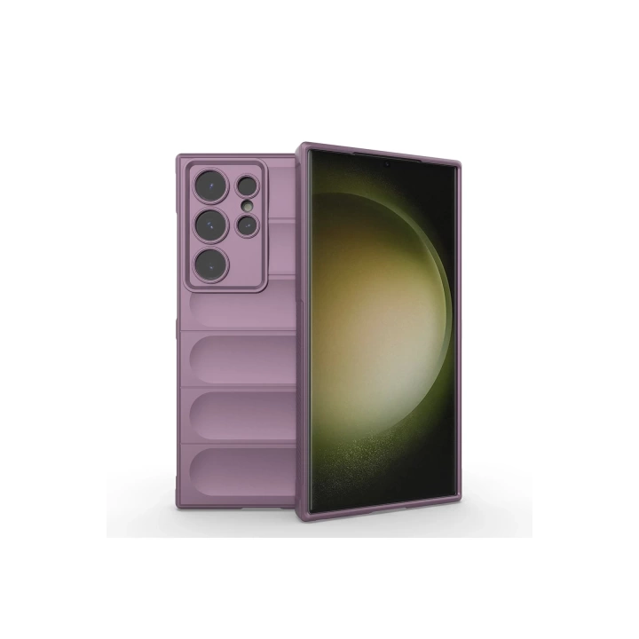 BFS  Samsung Galaxy S24 Ultra Kılıf Optimum Silikon - Mor