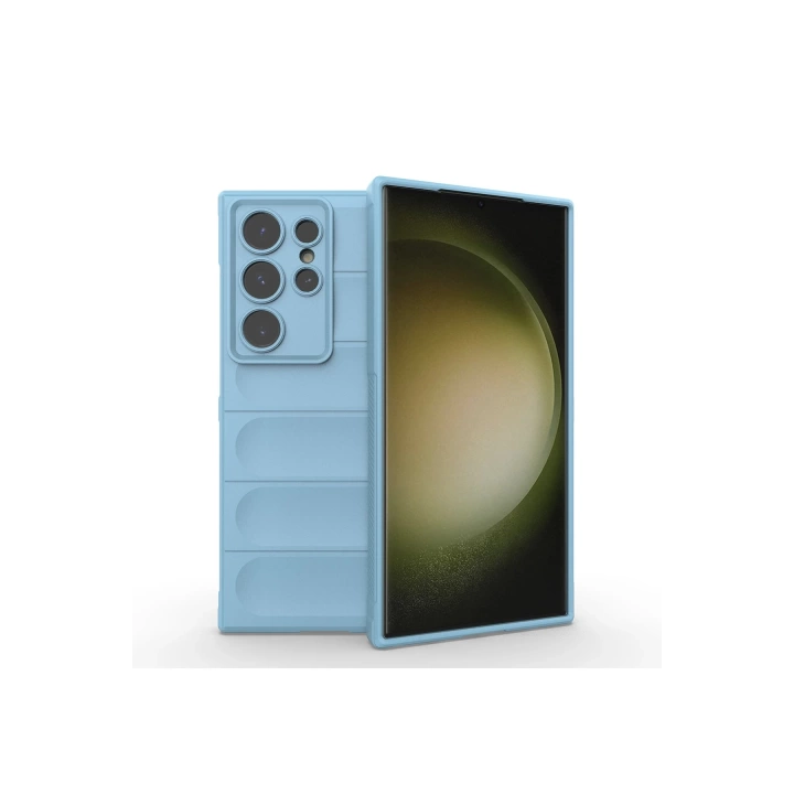 BFS  Samsung Galaxy S24 Ultra Kılıf Optimum Silikon - Sky Blue