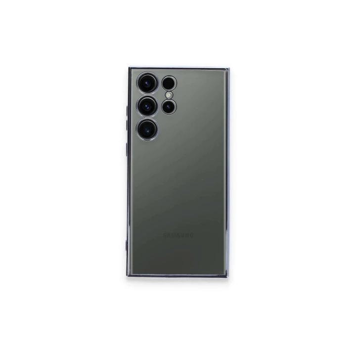 BFS  Samsung Galaxy S24 Ultra Kılıf Razer Lensli Silikon - Gold