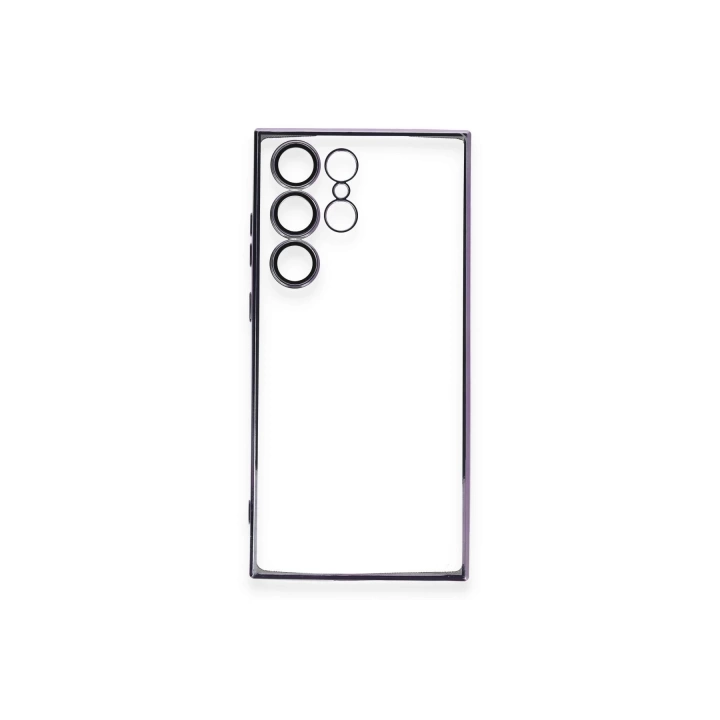 BFS  Samsung Galaxy S24 Ultra Kılıf Razer Lensli Silikon - Siyah