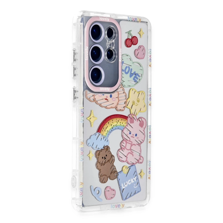 BFS  Samsung Galaxy S24 Ultra Kılıf Reflexion Desenli Kapak - Desen 4