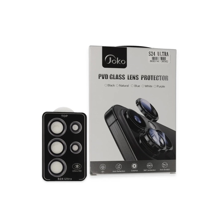 BFS  Samsung Galaxy S24 Ultra PVD Metal Kamera Lens - Derin Mor