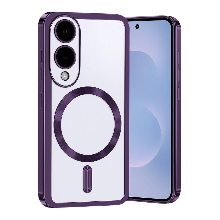 BFS  Samsung Galaxy S25 Edge Kross Magneticsafe Kapak - Mor