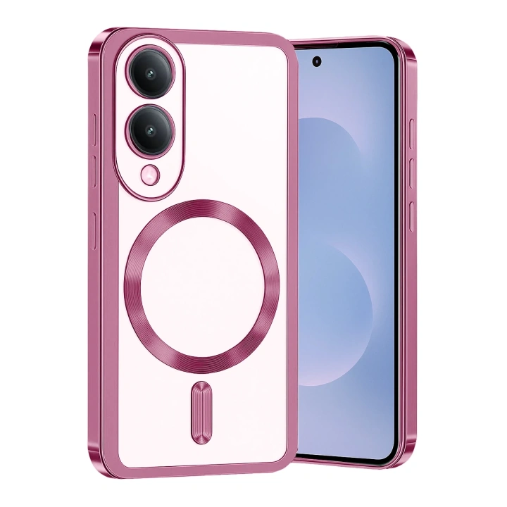 BFS  Samsung Galaxy S25 Edge Kross Magneticsafe Kapak - Rose