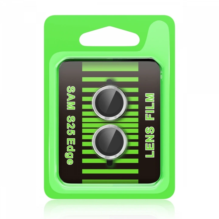 BFS  Samsung Galaxy S25 Edge Raze Metal Kamera Lens - Gümüş