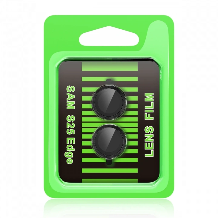 BFS  Samsung Galaxy S25 Edge Raze Metal Kamera Lens - Siyah