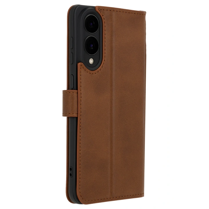 BFS  Samsung Galaxy S25 Edge Trend S Plus Kapaklı Kılıf - Taba