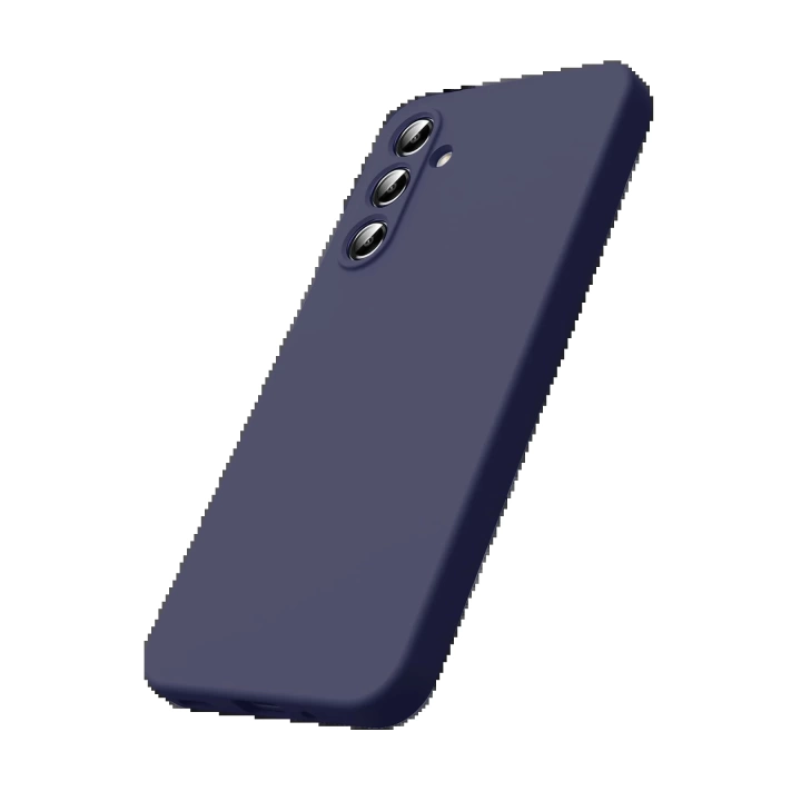 BFS Samsung Galaxy S25 FE Nano içi Kadife Silikon - Lacivert