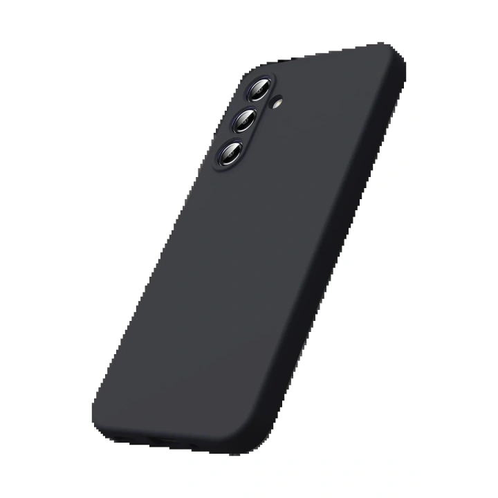 BFS Samsung Galaxy S25 FE Nano içi Kadife Silikon - Siyah
