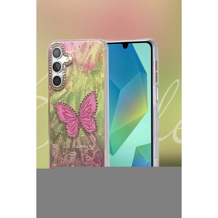 BFS Samsung Galaxy S25 Kılıf Blade Aynalı Desenli Kapak - Desen 3