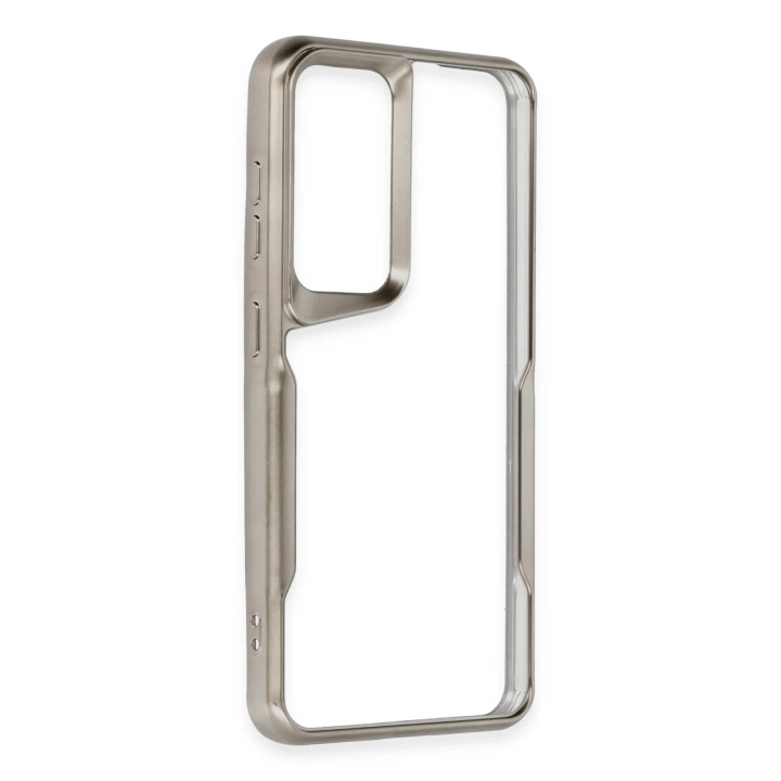 BFS  Samsung Galaxy S25 Kılıf Boyi Silikon Kapak - Titan Gri