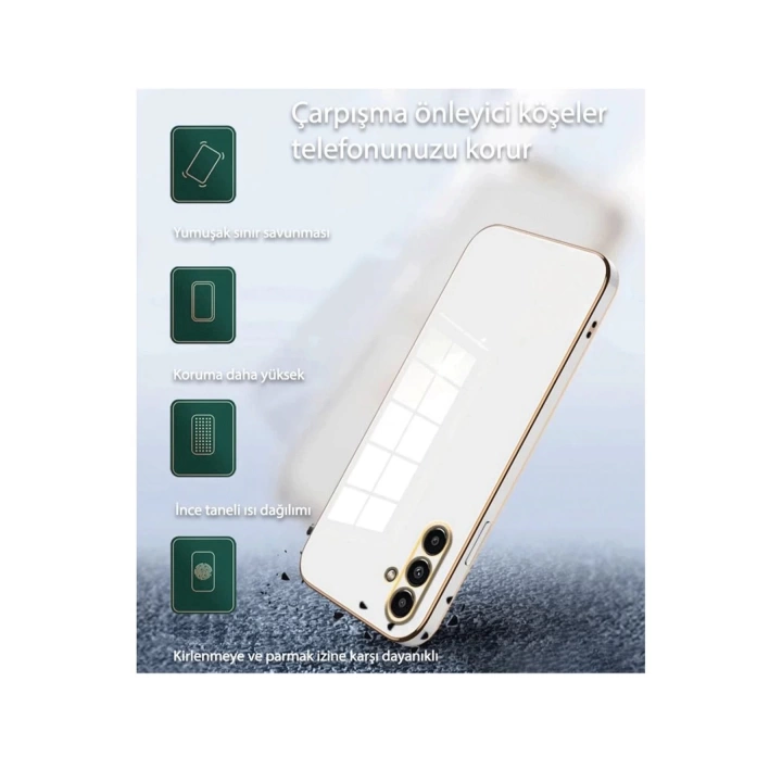 BFS  Samsung Galaxy S25 Kılıf Volet Silikon - Siyah