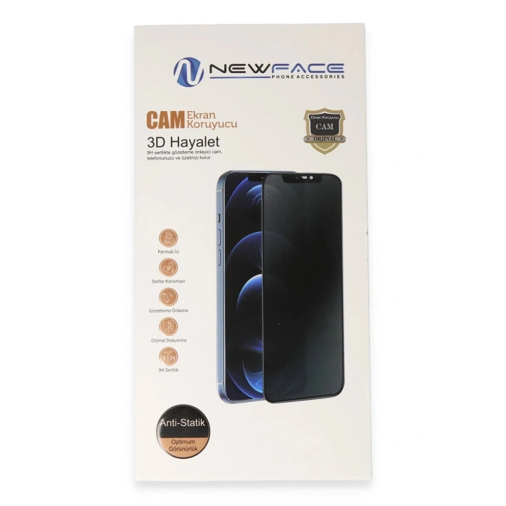 BFS Samsung Galaxy S25 Plus 3D Antistatik Hayalet Cam Ekran Koruyucu