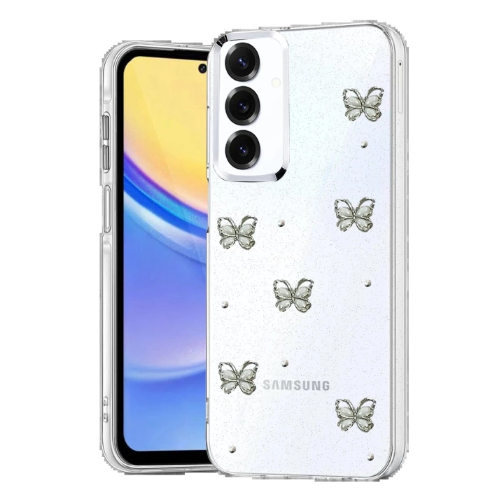 BFS Samsung Galaxy S25 Plus Fiyonk Desenli Kapak - Desen 1