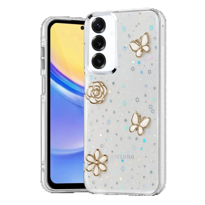 BFS Samsung Galaxy S25 Plus Fiyonk Desenli Kapak - Desen 2