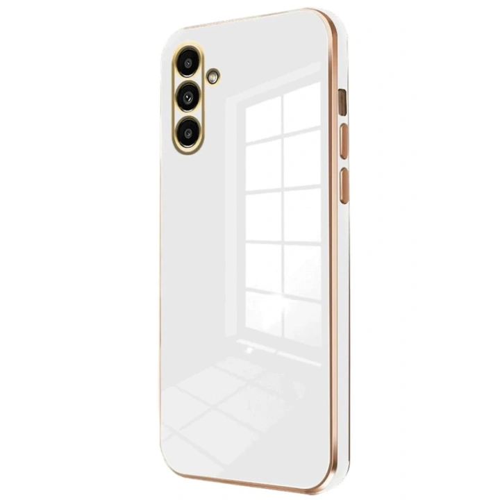 BFS Samsung Galaxy S25 Plus Kılıf Volet Silikon - Beyaz