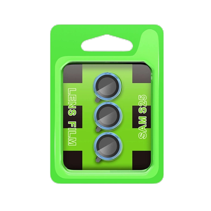 BFS Samsung Galaxy S25 Plus Raze Metal Kamera Lens - Mavi