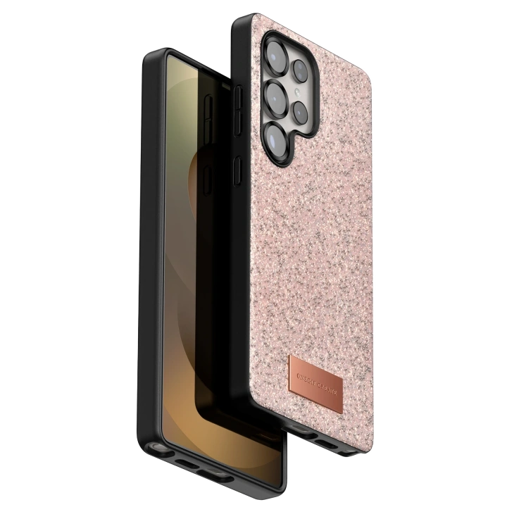 BFS  Samsung Galaxy S25 Ultra Bright Simli Kapak - Pembe