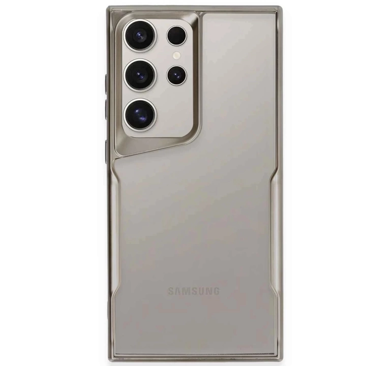 BFS  Samsung Galaxy S25 Ultra Kılıf Boyi Silikon Kapak - Titan Gri