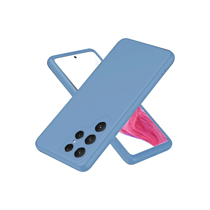 BFS  Samsung Galaxy S25 Ultra Kılıf First Silikon - Mavi