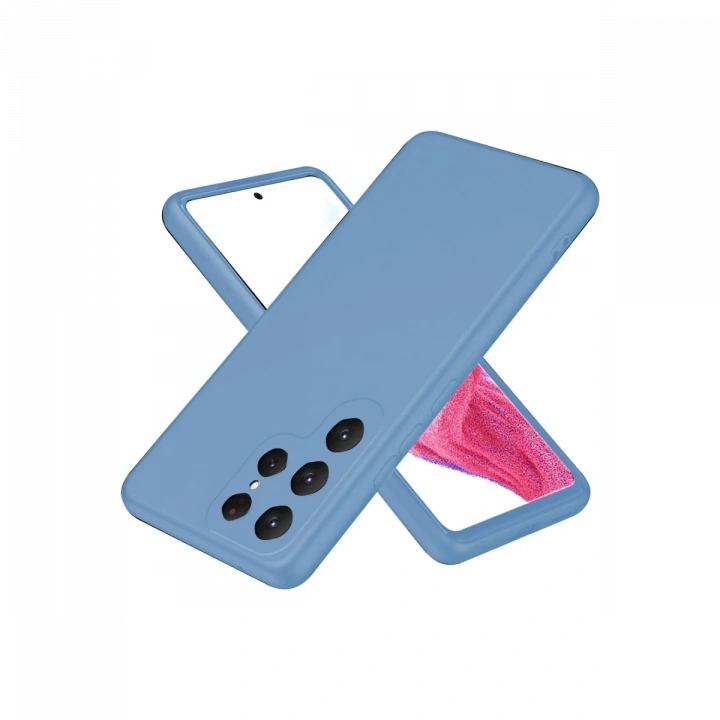 BFS  Samsung Galaxy S25 Ultra Kılıf First Silikon - Mavi