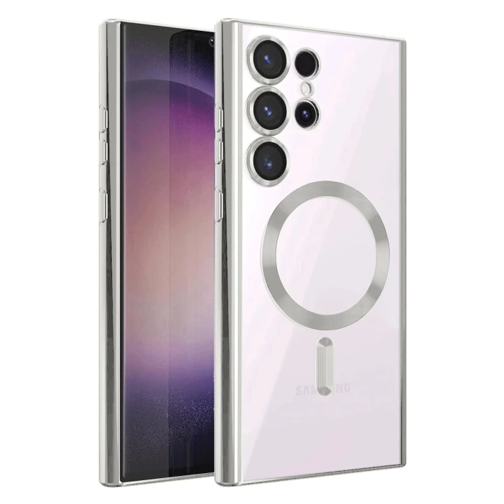 BFS  Samsung Galaxy S25 Ultra Kılıf Kross Magneticsafe Kapak - Titan Gri