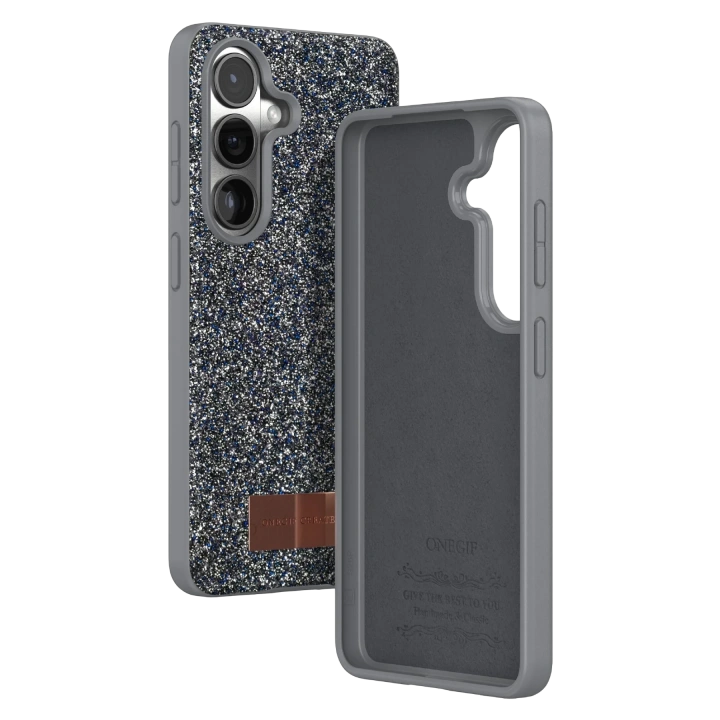 BFS  Samsung Galaxy S26 Bright Simli Kapak - Gümüş