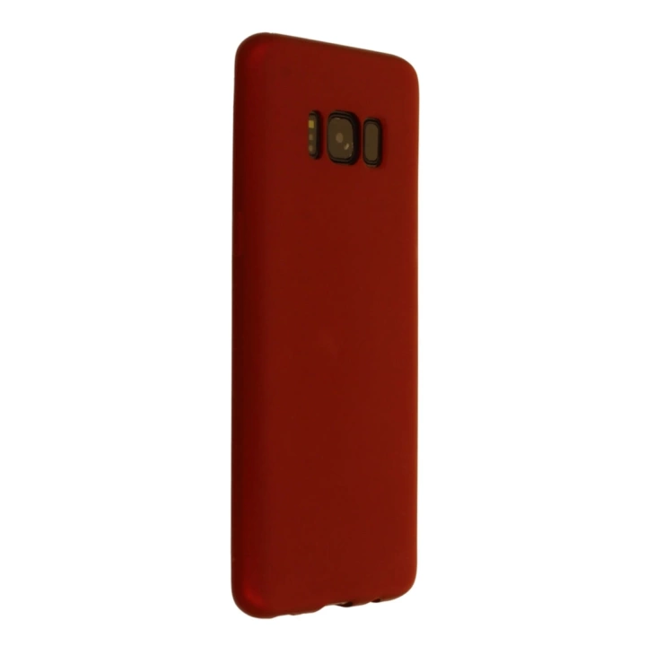 BFS  Samsung Galaxy S8 Kılıf First Silikon - Bordo