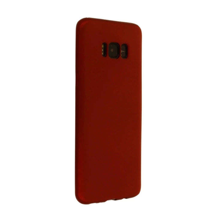 BFS  Samsung Galaxy S8 Plus Kılıf First Silikon - Bordo