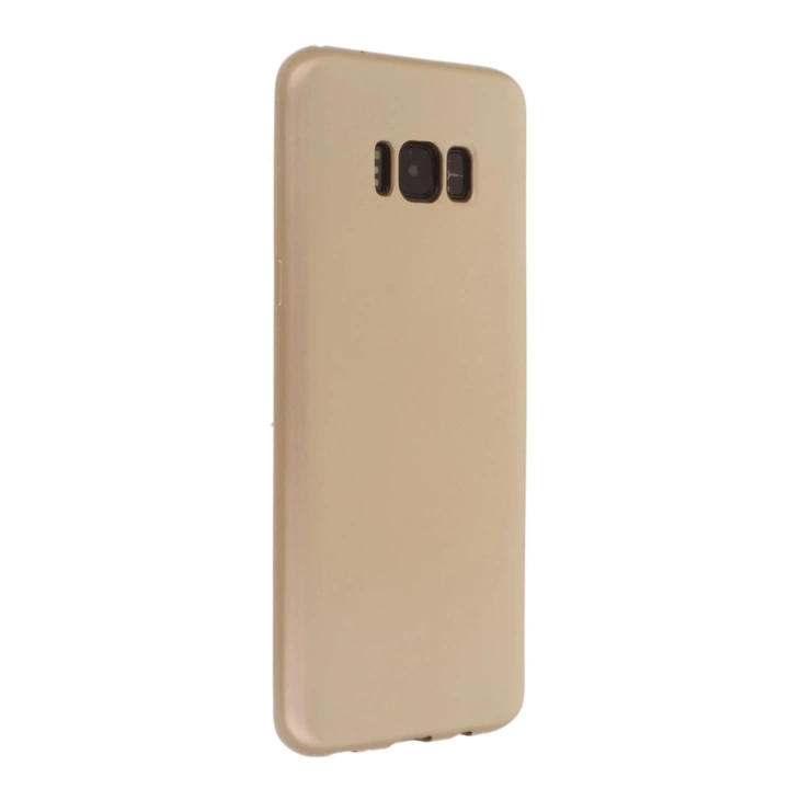 BFS  Samsung Galaxy S8 Plus Kılıf First Silikon - Gold