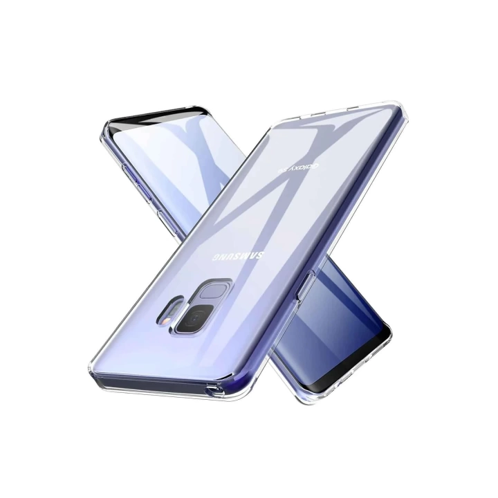 BFS  Samsung Galaxy S9 Kılıf Lüx Şeffaf Silikon