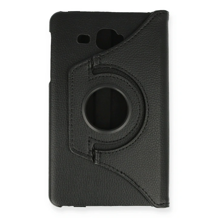 BFS  Samsung Galaxy T280 Tab A 7 Kılıf 360 Tablet Deri Kılıf - Siyah