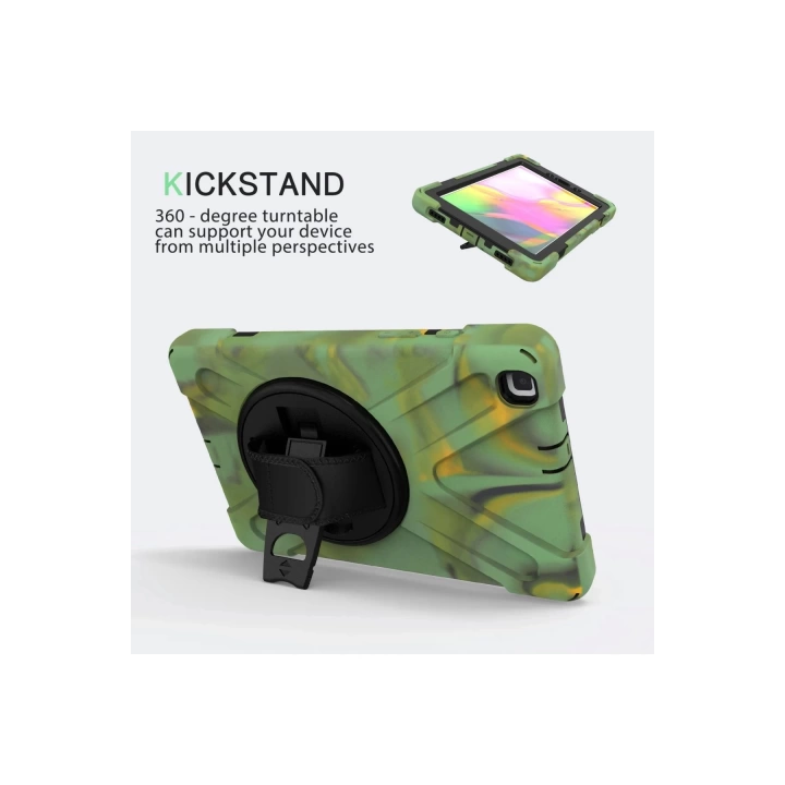 BFS  Samsung Galaxy T290 Tab A 8 Kılıf Amazing Tablet Kapak - Kamuflaj