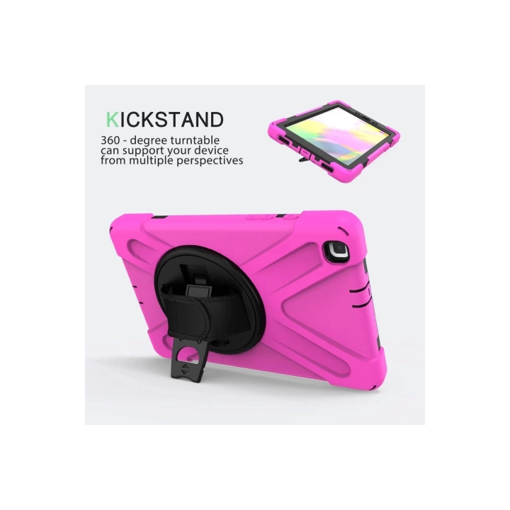 BFS  Samsung Galaxy T290 Tab A 8 Kılıf Amazing Tablet Kapak - Pembe