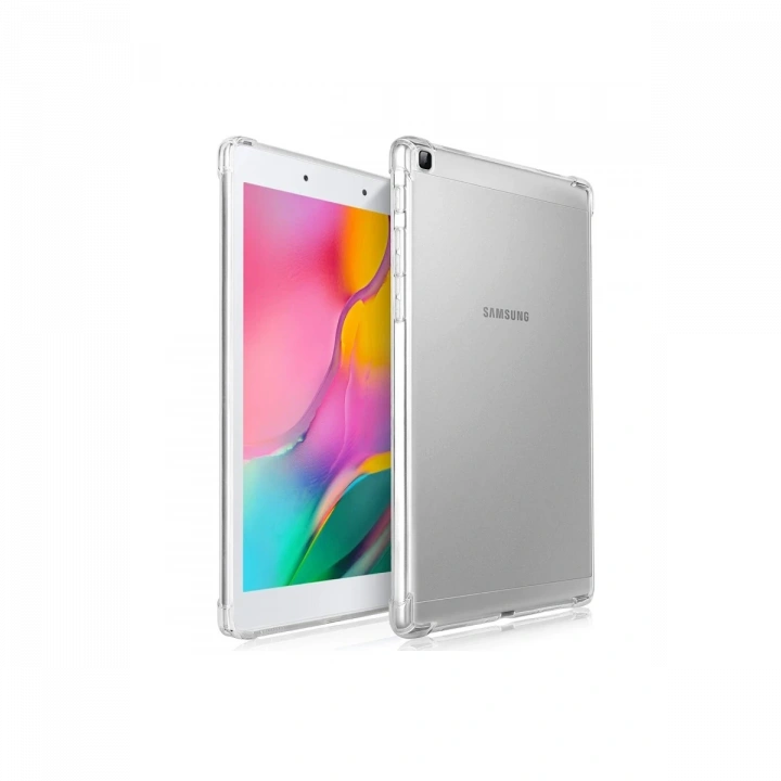 BFS  Samsung Galaxy T290 Tab A 8 Kılıf Anti Shock Tablet Silikon - Şeffaf