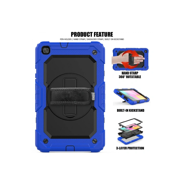 BFS  Samsung Galaxy T290 Tab A 8 Kılıf Pars Tablet Kapak - Mavi