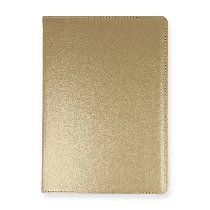 BFS  Samsung Galaxy T500 Tab A7 10.4 Kılıf 360 Tablet Deri Kılıf - Gold