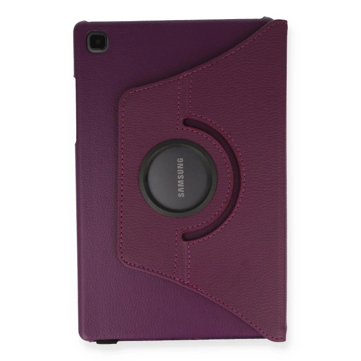 BFS  Samsung Galaxy T500 Tab A7 10.4 Kılıf 360 Tablet Deri Kılıf - Mürdüm