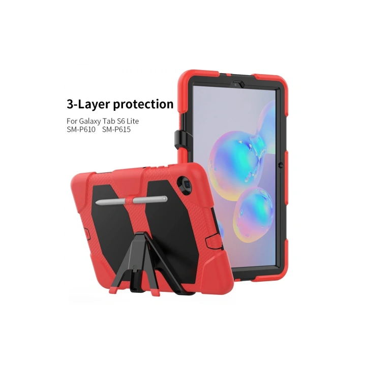 BFS  Samsung Galaxy T500 Tab A7 10.4 Kılıf Griffin Tablet Kapak - Kırmızı