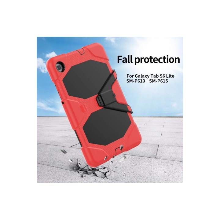 BFS  Samsung Galaxy T500 Tab A7 10.4 Kılıf Griffin Tablet Kapak - Kırmızı