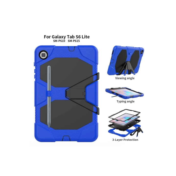 BFS  Samsung Galaxy T500 Tab A7 10.4 Kılıf Griffin Tablet Kapak - Mavi