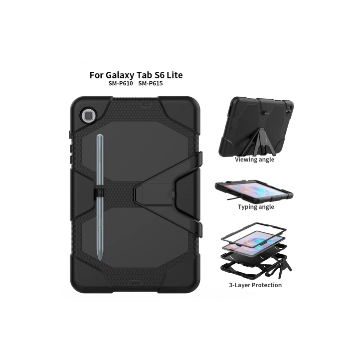 BFS  Samsung Galaxy T500 Tab A7 10.4 Kılıf Griffin Tablet Kapak - Siyah