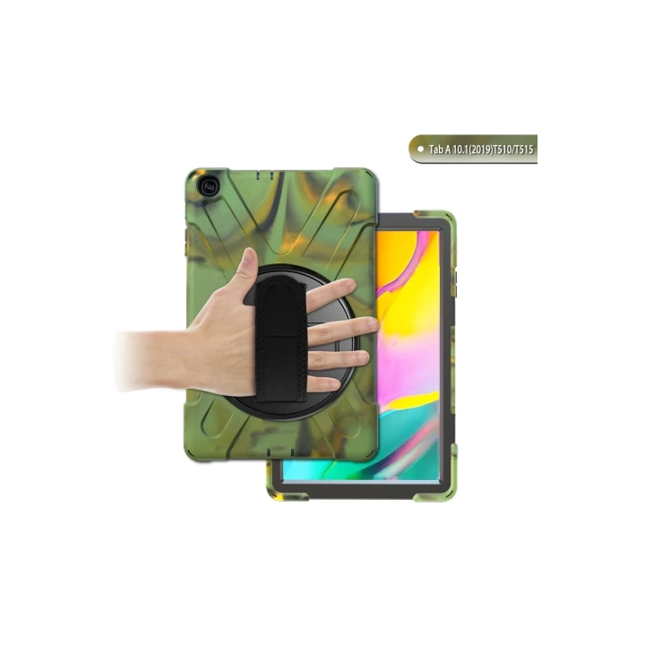 BFS  Samsung Galaxy T510 Tab A 10.1 Kılıf Amazing Tablet Kapak - Kamuflaj